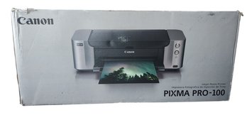 New In Box Canon PIXMA PRO-100 Inkjet Color Photo Printer  $500 Retail