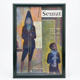Vintage 1991 Georges Seurat Grand Palais Exhibition Poster Framed Art Print
