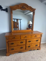 Beautiful 7 Draw Dresser With Mirror