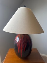 Large Beautiful Glass Table Lamp
