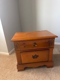 2 Draw Oak Side Table