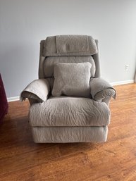 Lazy Boy Cloth Swivel Reclining Chair