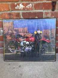 Harley Davidson Motorcycle Picture, Print -