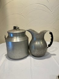 Metal Jug And Pitcher