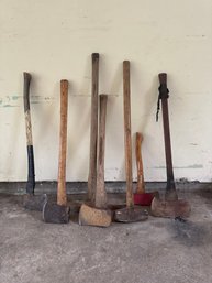 Lot Of 7 Axes.