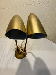 Vintage Double Goose Neck Lamp