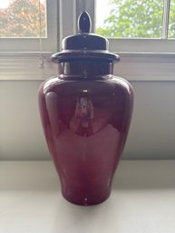 Vintage Chinese XXL 16  Tall Decorative Ginger Jar Canister