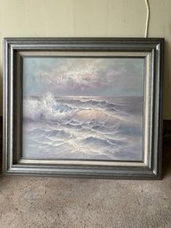 Rock Martin Canvas Painting Waves
