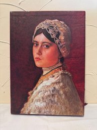 Book In Case   'Hannah,' Also Known As 'Portrait Of The Artist's Daughter Hannah,' By Isidor Ka