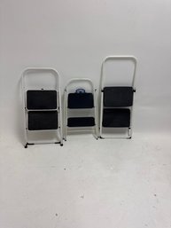 Lot Of 3 Step Ladders