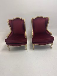 Pair Of Louis XVI Style Bergre Armchairs
