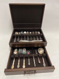 Lot Of 66 Rogers Flatware With Case