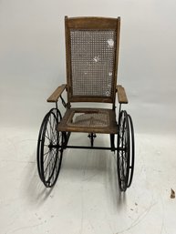 Antique Wooden Wheelchair, Manufactured By The Gendron Wheel Company.