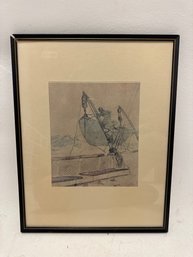 'The Wreck Of The Iron Crown,' A Notable Watercolor By Winslow Homer Created In 1881.