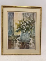 Art Print Titled 'Daisies In' By Artist George Bjorkland.