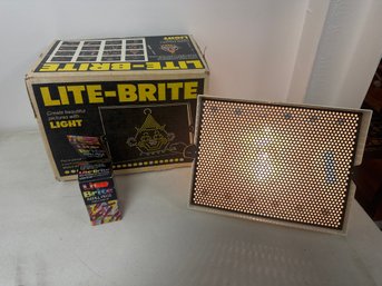 Vintage 1981 Lite Bright Game Base In Original Box - Works