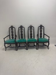 Four Vintage Dining Room Chairs