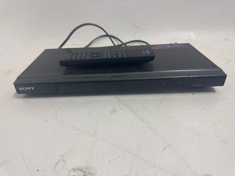 Sony Cd/dvd Player With Remote