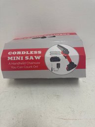 Cordless Mini Saw In Box