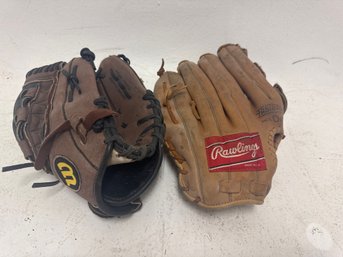 Pair Of Baseball Gloves