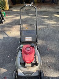 This Is A Honda HRN Series Walk-behind Lawn Mower With A Twin Blade System