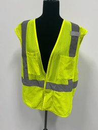 Set Of 3 Reflective Work Safety Vests