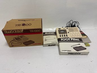 Toshiba TR-1300 Transcriber In Box