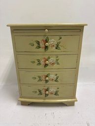Hand Painted Small Chest Of Drawers,