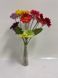Beautiful Flower Genuine Hand Cut Lead Crystal Vase