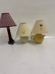 Lot Of Three Table Lamp