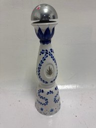 Hand-painted Ceramic Decanter For Clase Azul Reposado Tequila.