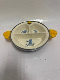 Vintage Baby Food Warming Dish, Likely From The 1940s, Manufactured By Companies Such As Excello Or Bartsch Mf