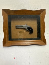 Vintage Display Case With Ballard Derringer Model 1888