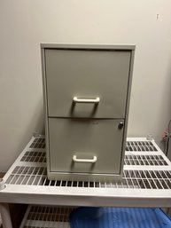 2 Drawer Metal File Cabinet