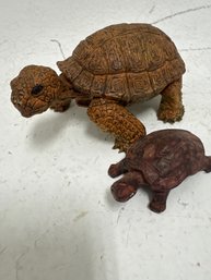 Two Turtle Figurines