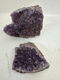 Amethyst Geodes Or Crystal Clusters.