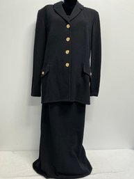 St. John Basics 3 Piece Womens Skirt Suit