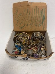 Large Lot Of Antique Jewelry