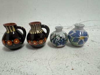 Lot If 4 Bud Vases
