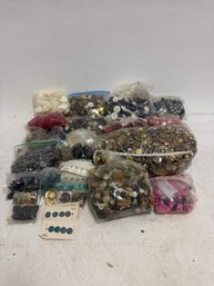 Large Collection Of Vintage And Antique Buttons.