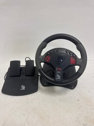 InterAct V3 Or Concept 4 Racing Wheel And Pedal Set For The Nintendo 64.