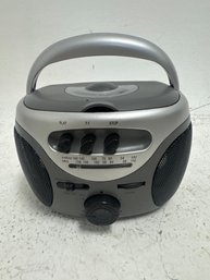 Portable AM/FM Cassette Player Boombox