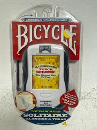 Bicycle Illuminated Touch Screen 2-in-1 Solitaire Electronic Handheld Game.