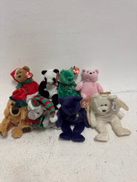 Lot Of 8 Beanie Babies