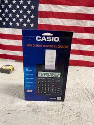 Casio Mini Desktop Printing Calculator Brand New In Box