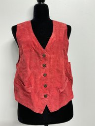 Arizona Suede Front Womens Vest Size L