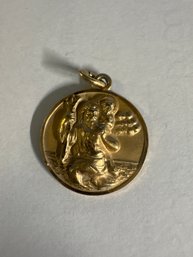 10k St. Christopher Pendant.