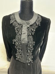 Lillie Rubin Short Dressy Jacket No Size Tag Attached (jacket Only)