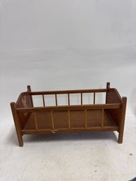 Vintage Wooden Doll Crib