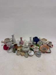 Large Lot Of Assorted Glass